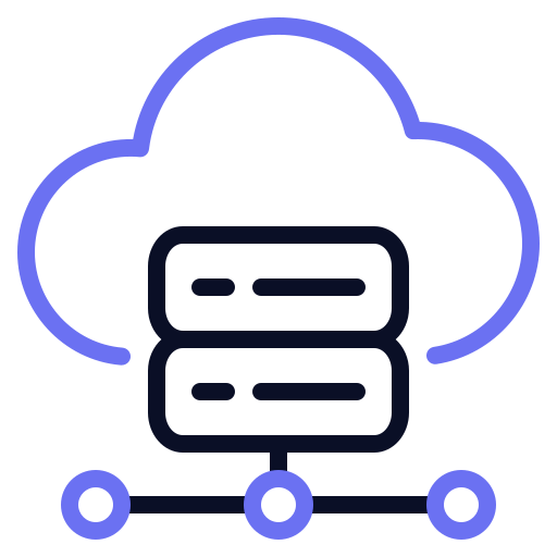 cloud hosting icon